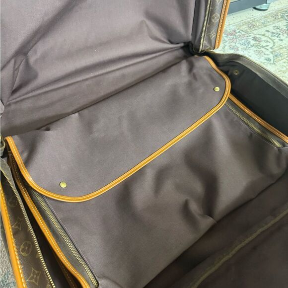 Louis Vuitton Vintage 80s/90s Monogram Garment Brown Luggage Bag - Picture 6 of 16